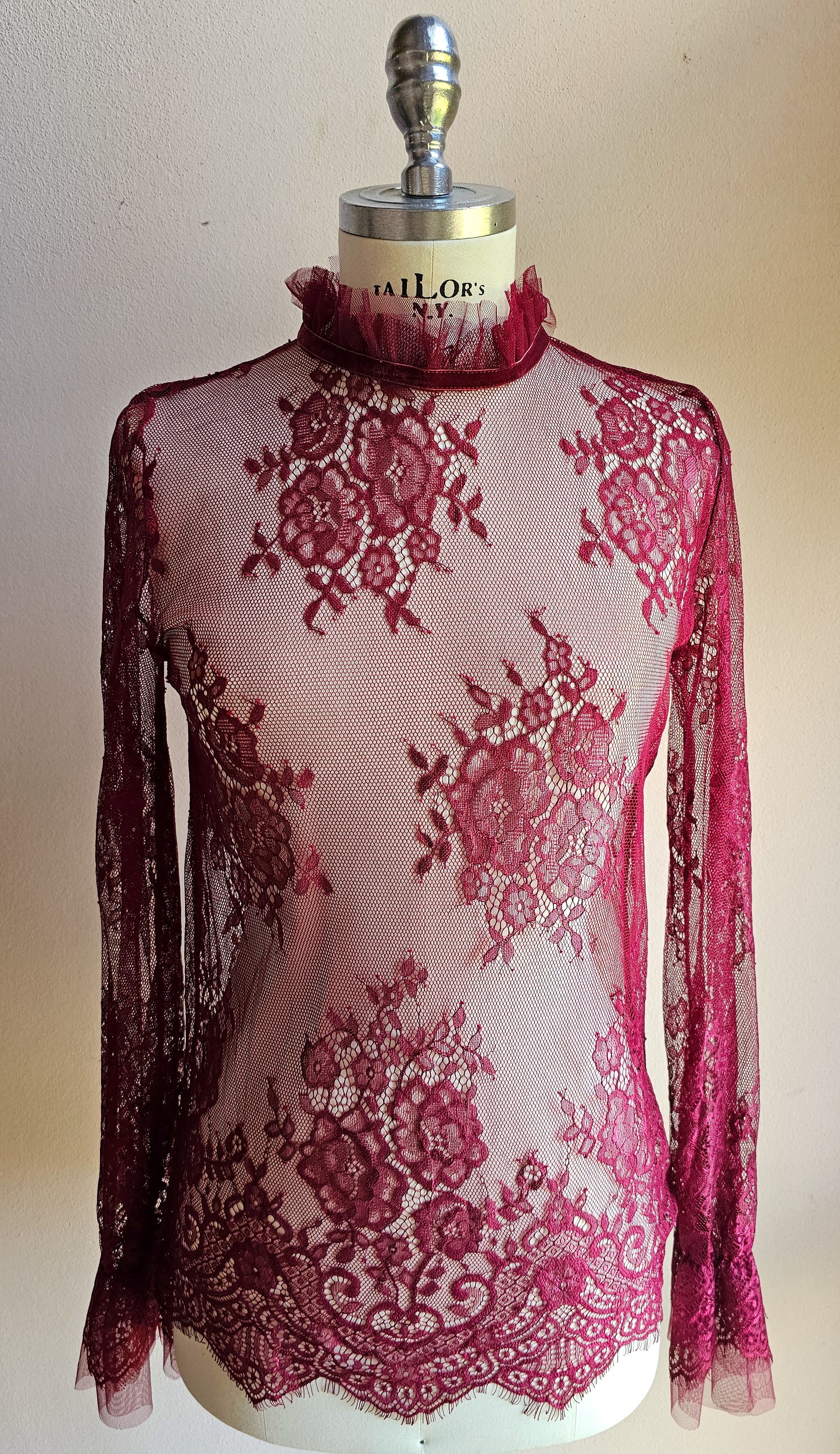 Maglia in pizzo AMETISTA
