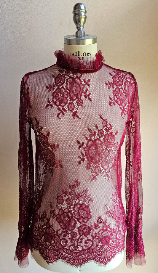 Maglia in pizzo AMETISTA