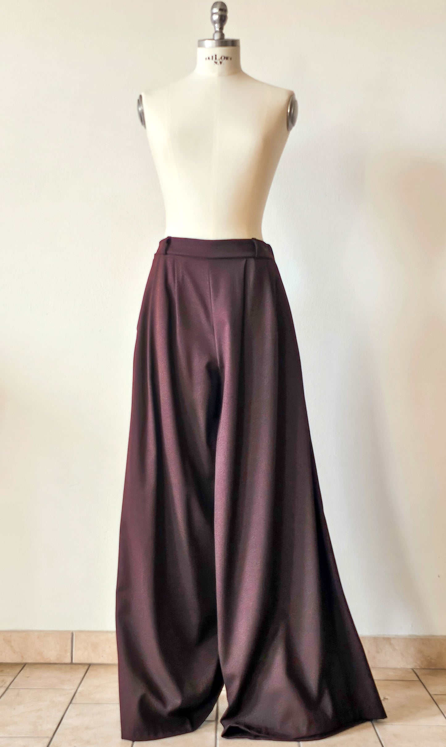 Pantalone palazzo EBANO