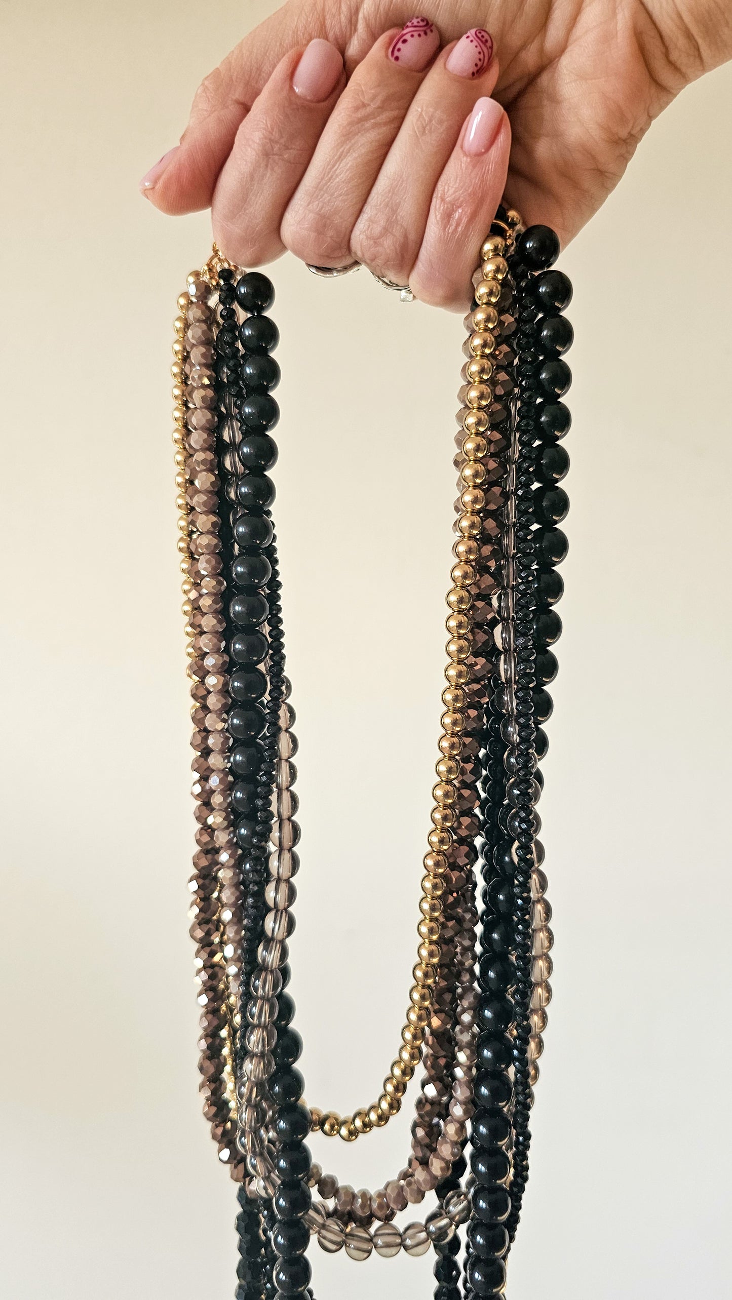 Collana Smoky Duo