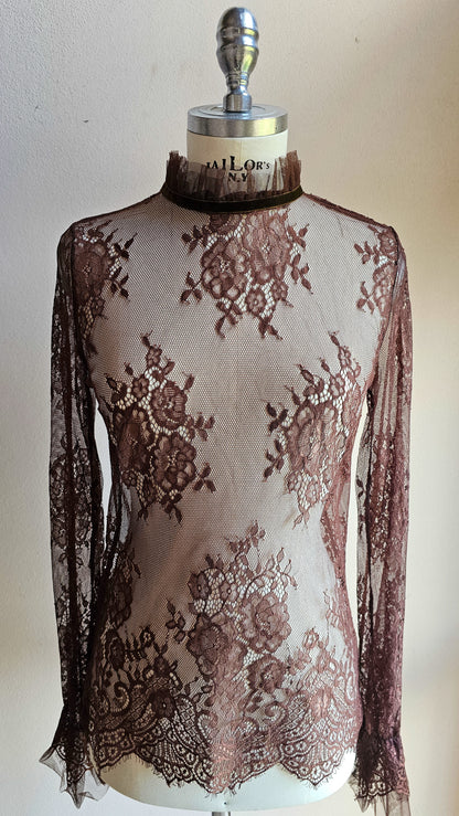Maglia in pizzo AMETISTA