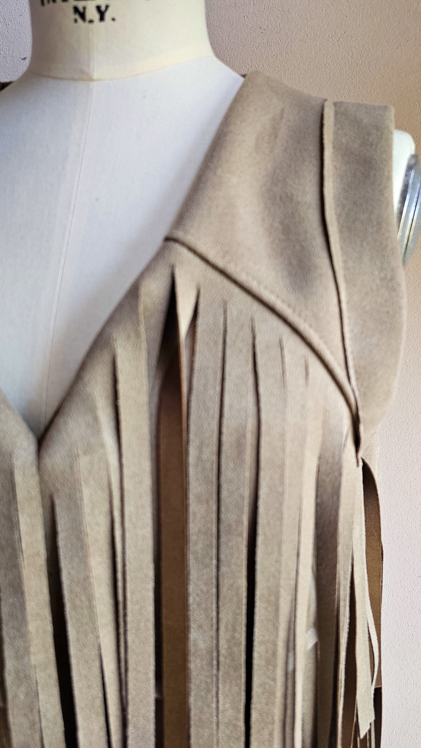 Gilet con frange BASQUIAT