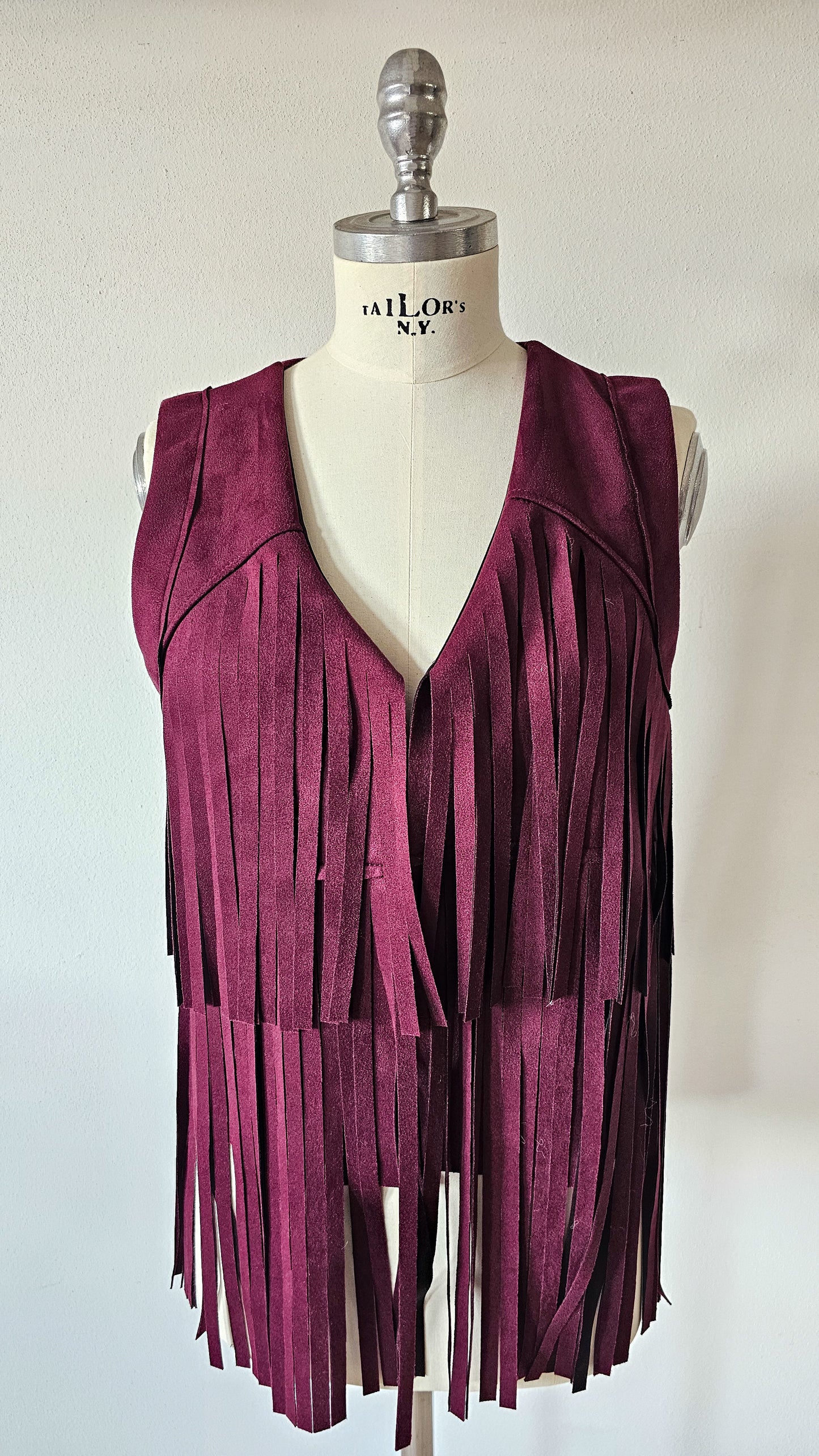 Gilet con frange BASQUIAT