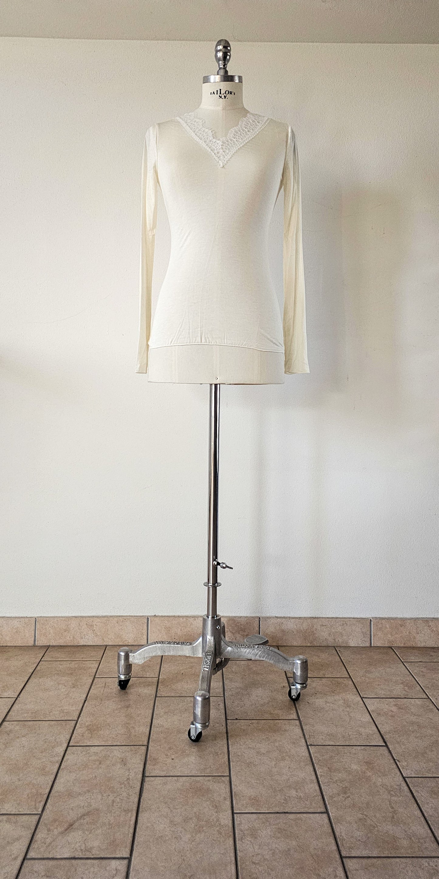 Maglia in misto cachemire con pizzo ÉTOILE