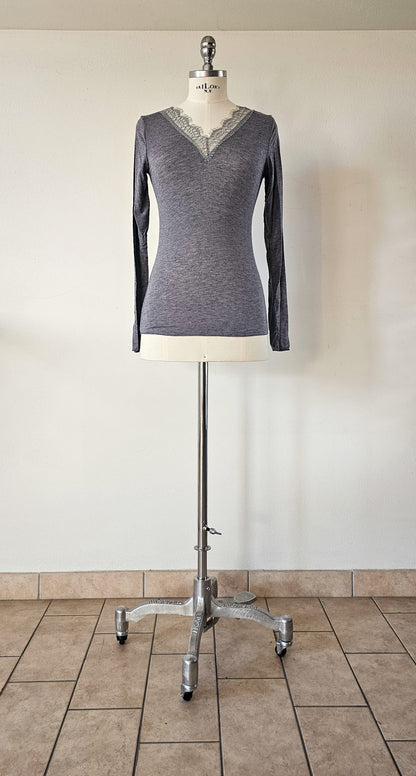 Maglia in misto cachemire con pizzo ÉTOILE