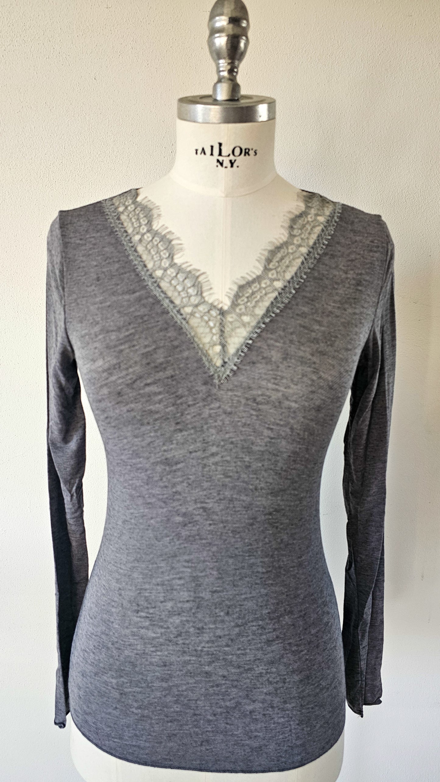 Maglia in misto cachemire con pizzo ÉTOILE