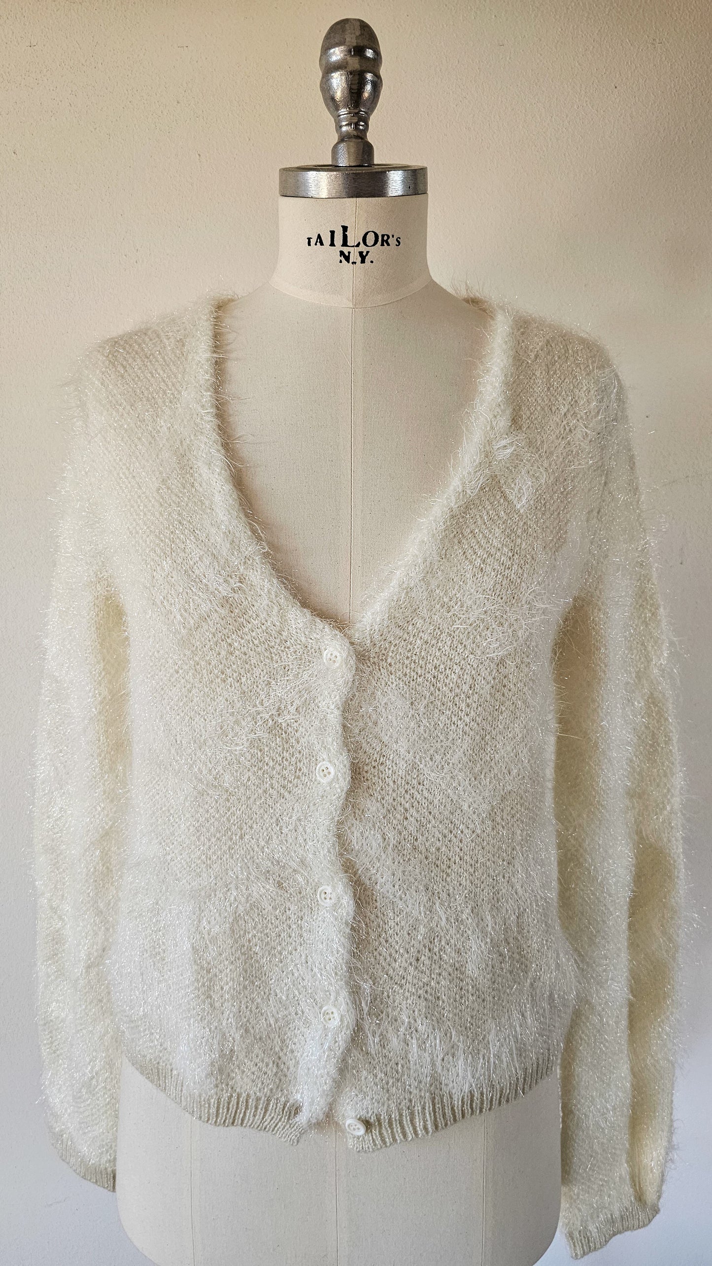 Cardigan corto MADREPERLA