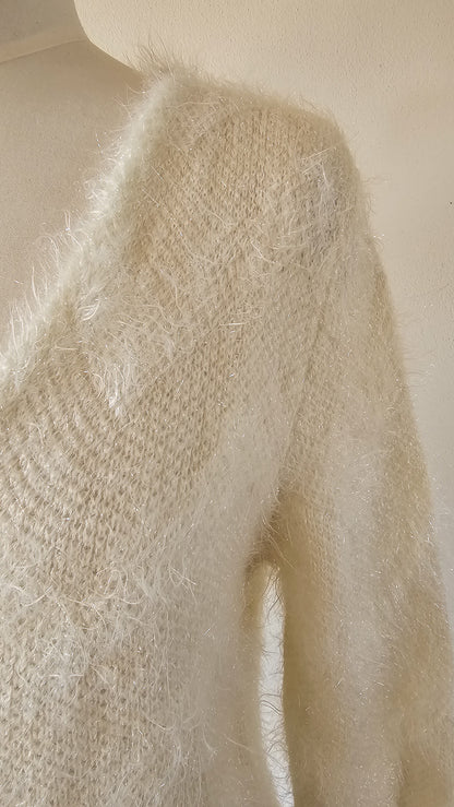 Cardigan corto MADREPERLA