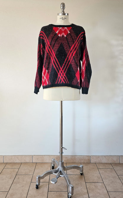 Maglione ARGYLE RUBINO