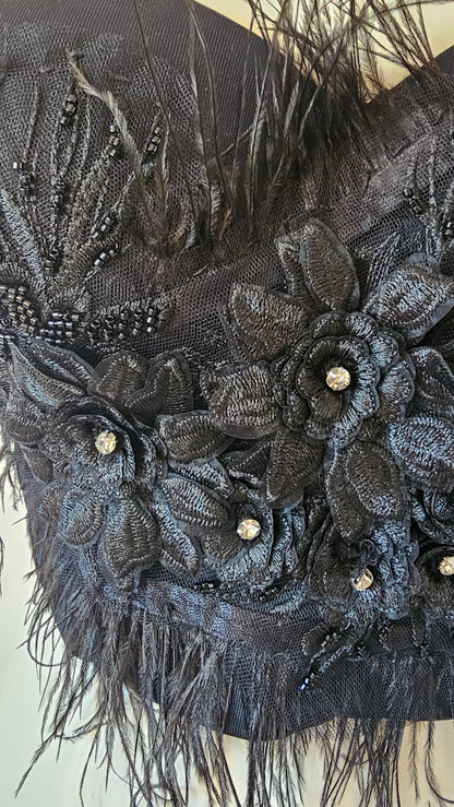 Top Bustier NOIR PLUME