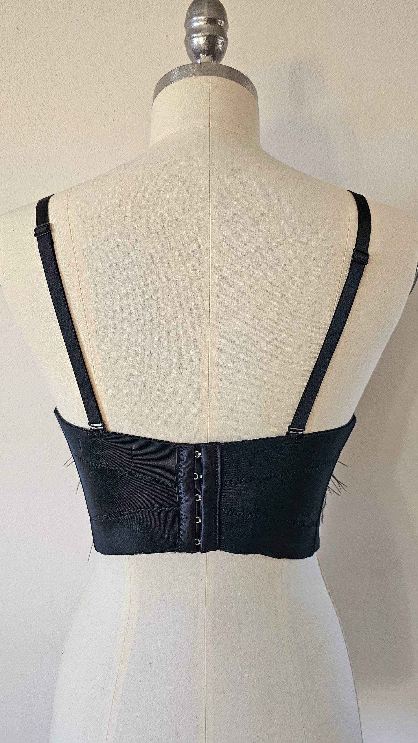 Top Bustier NOIR PLUME
