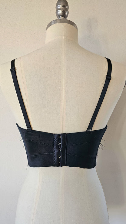 Top Bustier NOIR PLUME