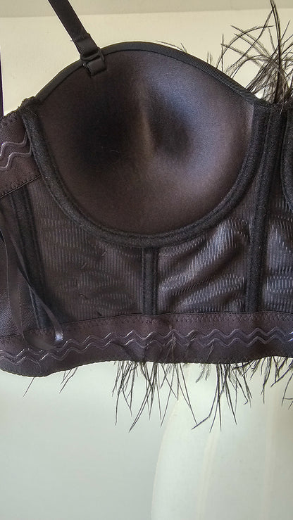 Top Bustier NOIR PLUME