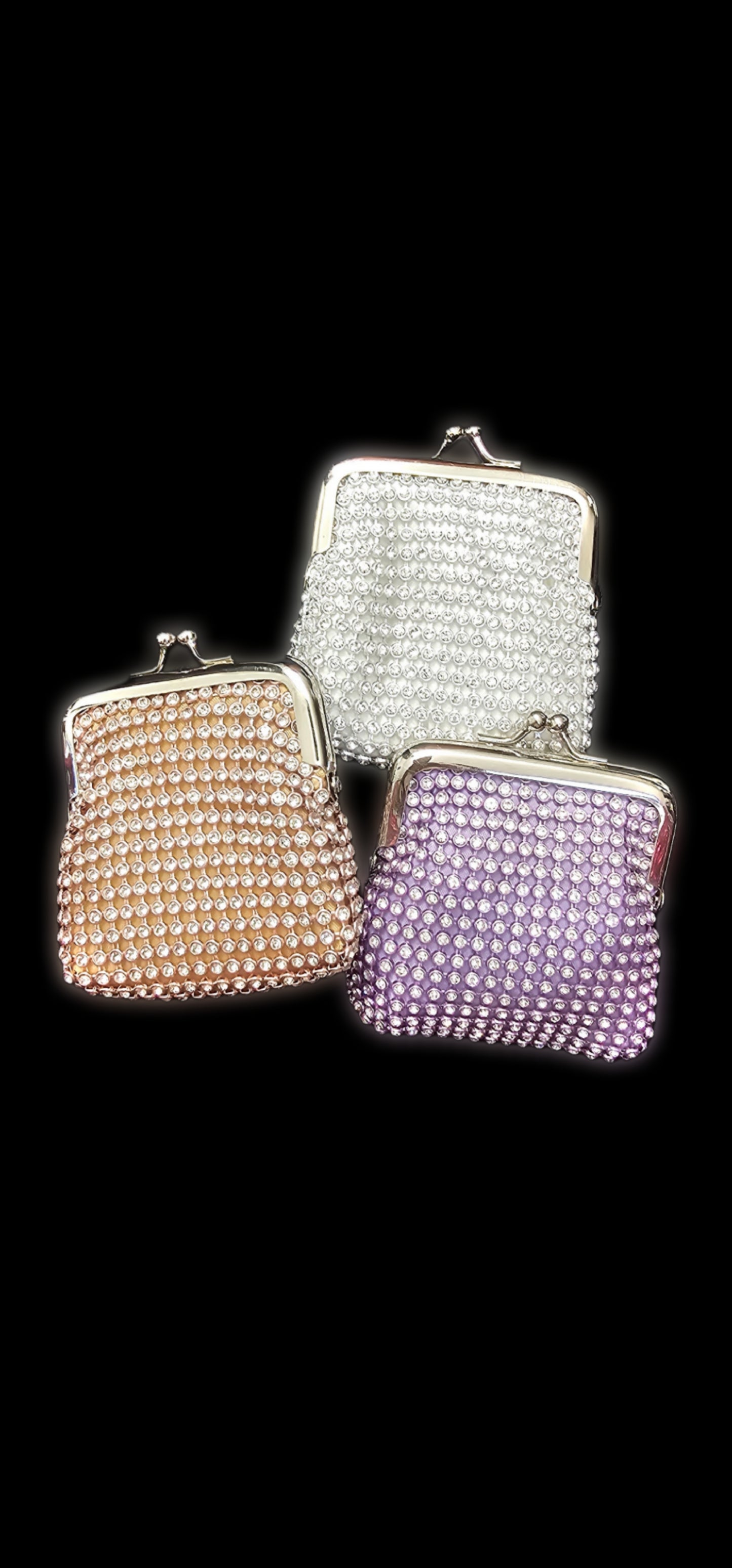 Mini Portamonete Gioiello Strass